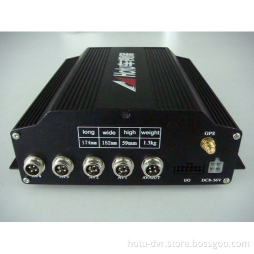 Car GPS HD 4channel Car DVR Ht-6505) Anti-Shock